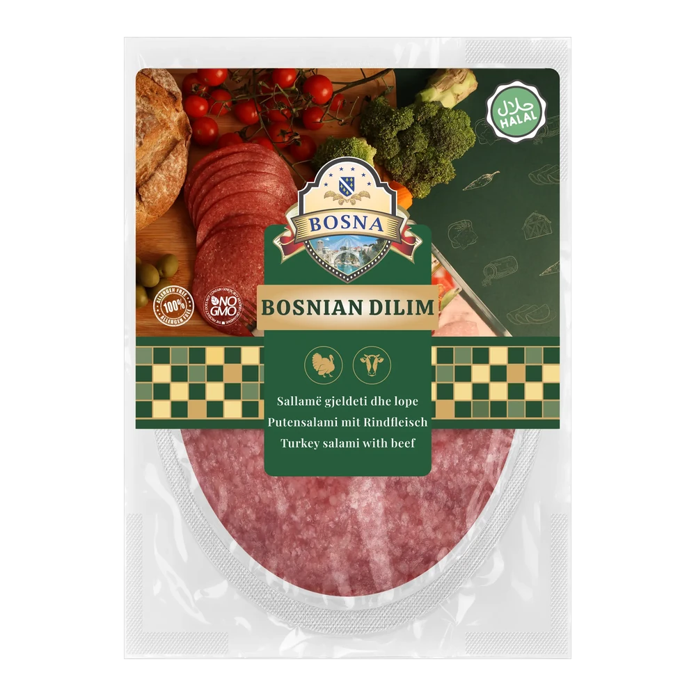 Bosna Halal, Sallam i prere lope dhe gjeldeti, 100g